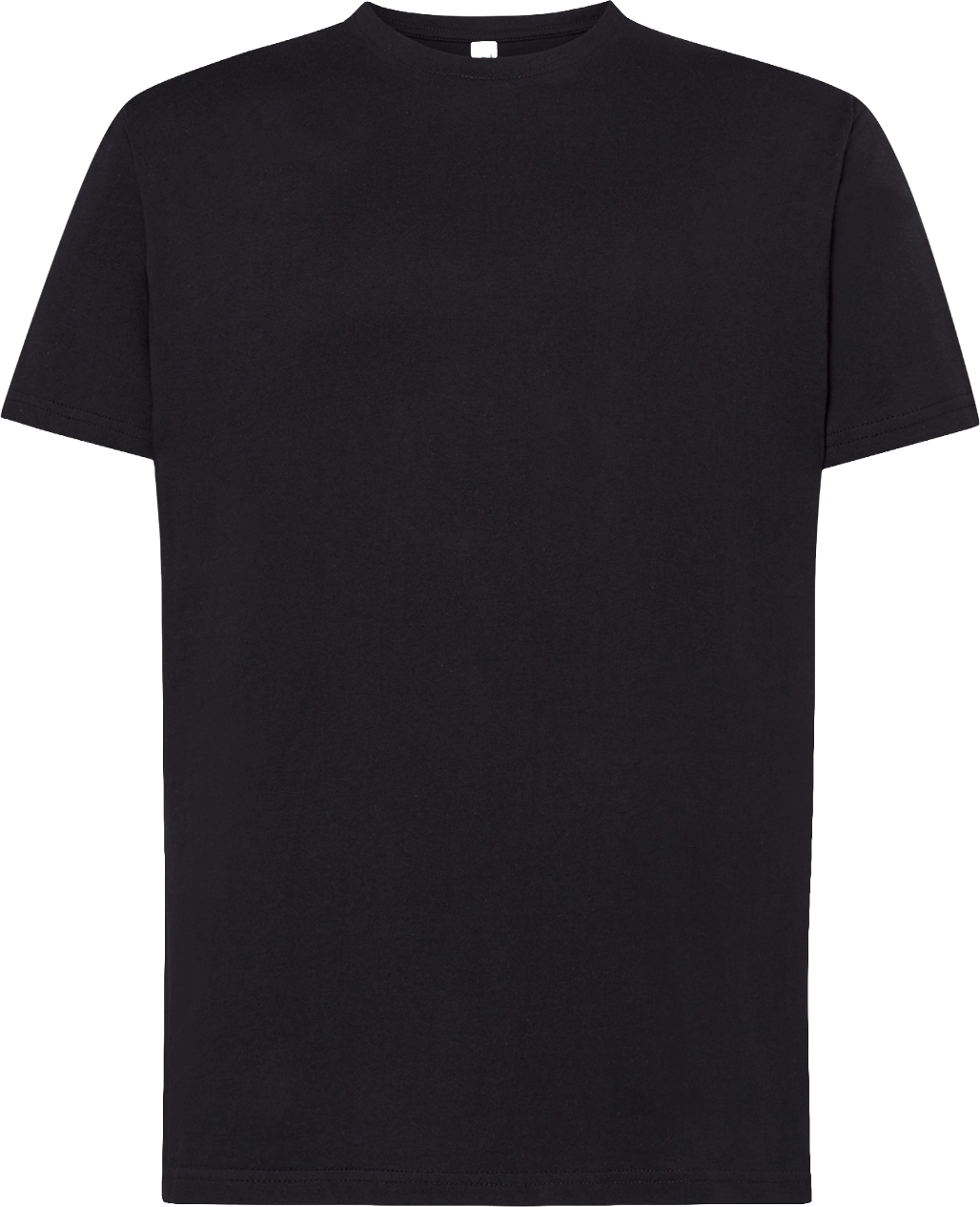 T-shirt noir prêt à être personnalisé dans l’éditeur SOVAZ PRINT